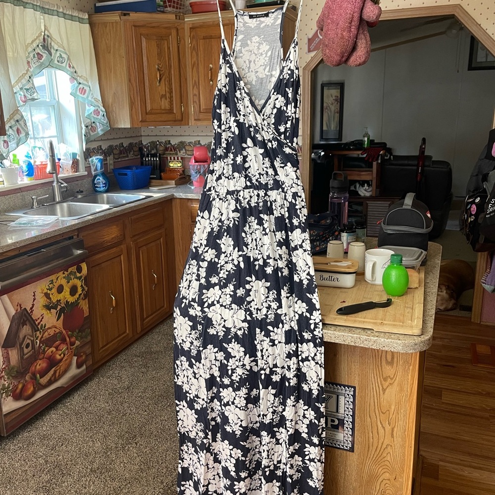 Maxi spaghetti strap dress